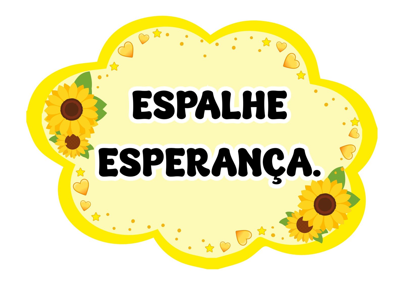 Plaquinhas Setembro Amarelo para Imprimir educação infantil página 6